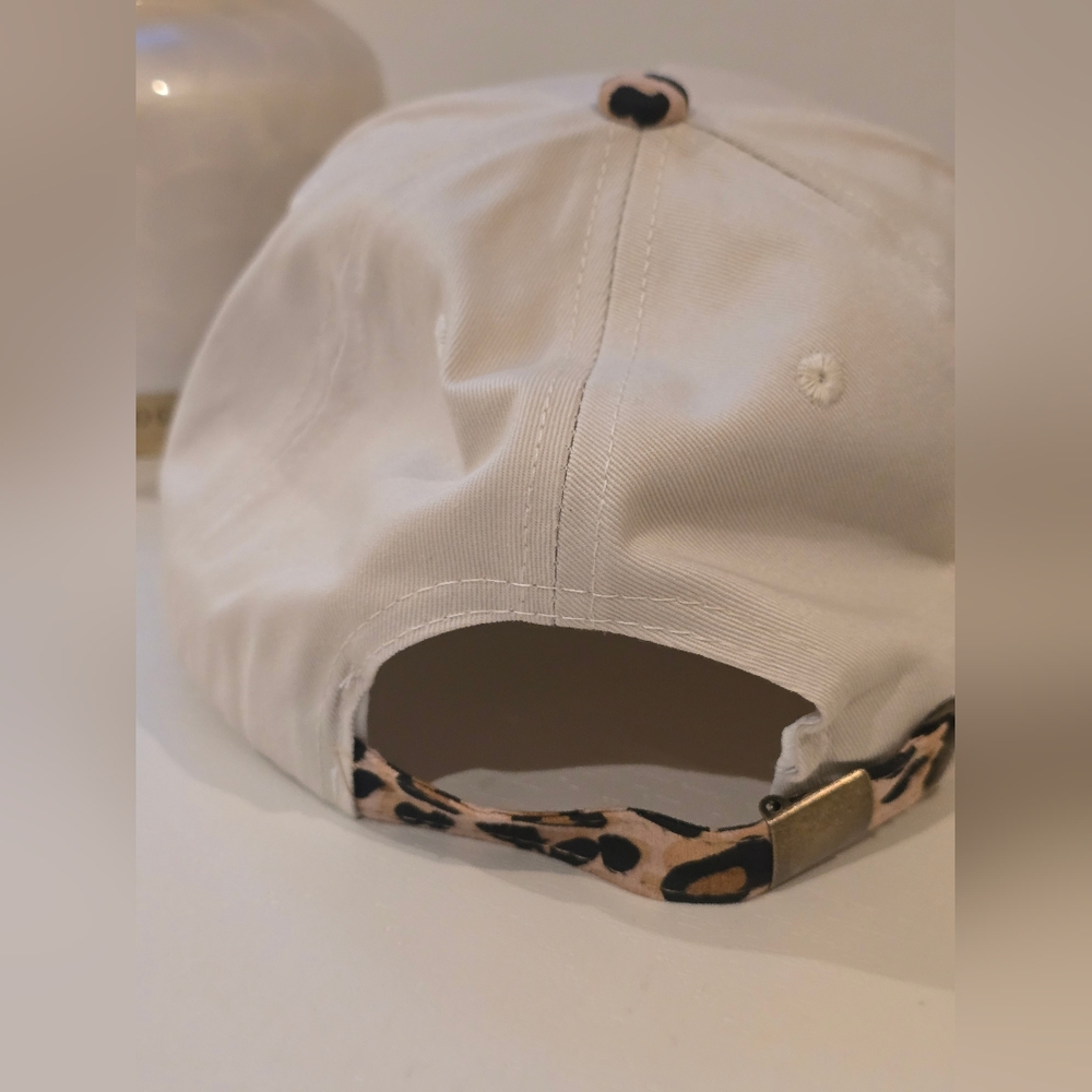 Boutique "Sounds Like Bullsh*t" Leopard Baseball Hat | Adjustable OS NIB - Picture 4 of 6
